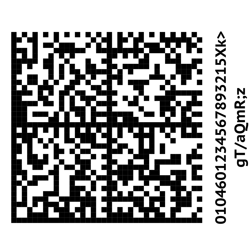 Этикетка «Только код, 30×30», 30×30 мм